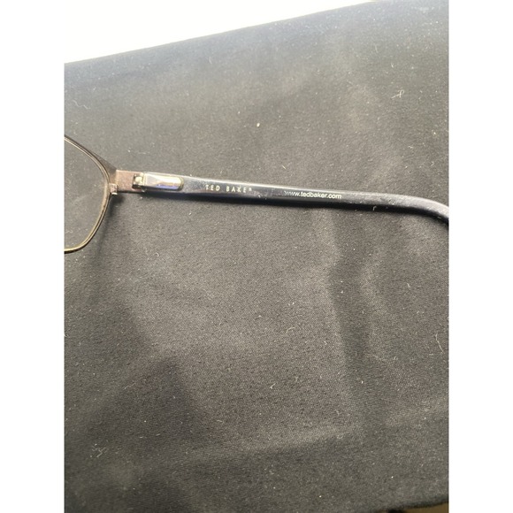 Ted Baker Eyeglasses Women FRAME ONLY B240 51-15-135 Gray Floral Red 540 - Picture 13 of 16